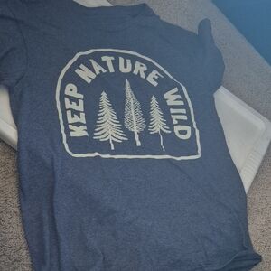 Bioworld Blue 'Keep Nature Wild' Tee